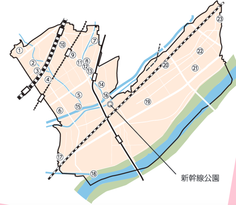 摂津市　桜マップ