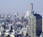 眺望 東京のビル群
