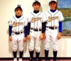 少年野球　日本代表３名