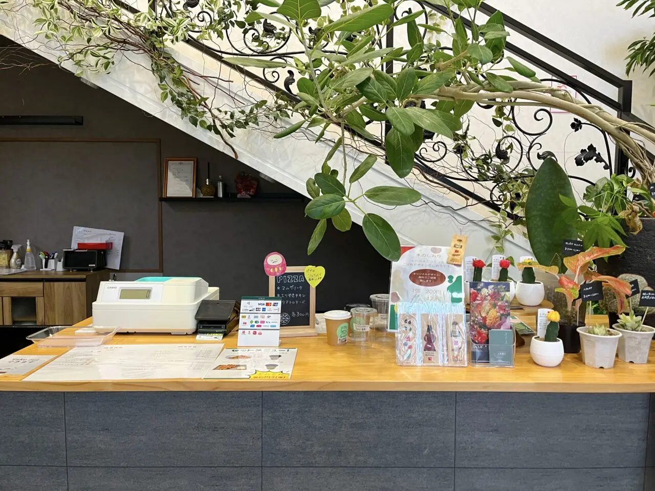 正雀の観葉カフェgreen+へ週末の癒し巡りを